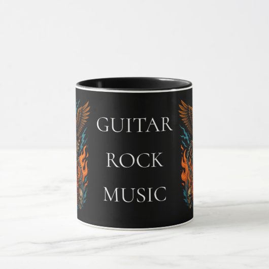 Tasse Mug Guitare Rock Music Mok (Midden)