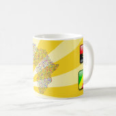 Tasse, mug imprimé Afro (Devant droit)