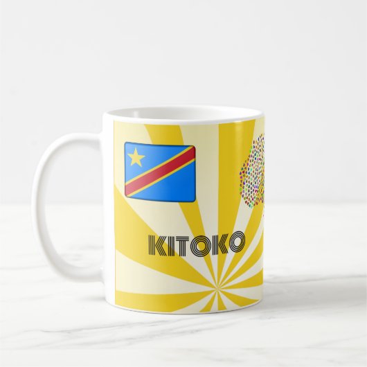 Tasse, mug imprimé Afro (Gauche)