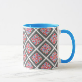 Tasse MUG Jimette Design Blue Red Mok