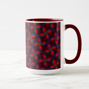 Tasse MUG Jimette Design de Rood et Grijs Mok