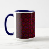Tasse MUG Jimette Design rouge et bleue (Gauche)