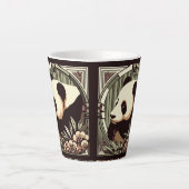 Tasse Mug Panda Art Déco 12oz (Devant)