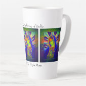 Tasse Mug Sauver La Souffrance de l'Inde Latte (Angle droit)