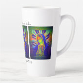 Tasse Mug Sauver La Souffrance de l'Inde Latte (Droite)