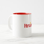 Tasse / Mug Tweekleurige Koffiemok (Voorkant links)