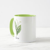 Tasse Muguet Fleur de Naissance de Mai (Devant gauche)