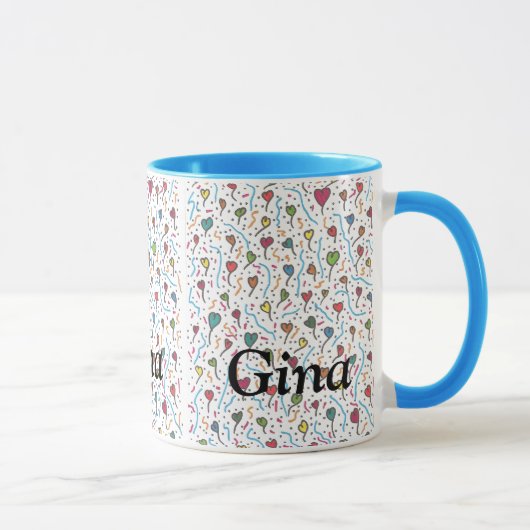 Tasse multi A7 de coeurs (Droite)