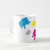 Tasse multicolore de Starr d'agneau (Devant gauche)