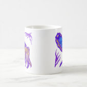 Tasse multicolore d'illustration de seiches (Centre)