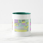 Tasse multicolore scène brouillée (Centre)