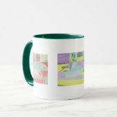 Tasse multicolore scène brouillée (Devant gauche)