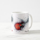 tasse Music Lover guitare (Devant droit)