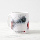 tasse Music Lover guitare (Devant gauche)