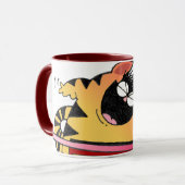 Tasse musicale de chat fou/tasse hilare de (Devant gauche)