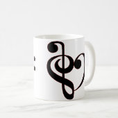 Tasse musicale de clefs (Devant droit)