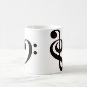 Tasse musicale de clefs (Centre)