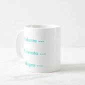 Tasse musicale de rythmes (Devant gauche)