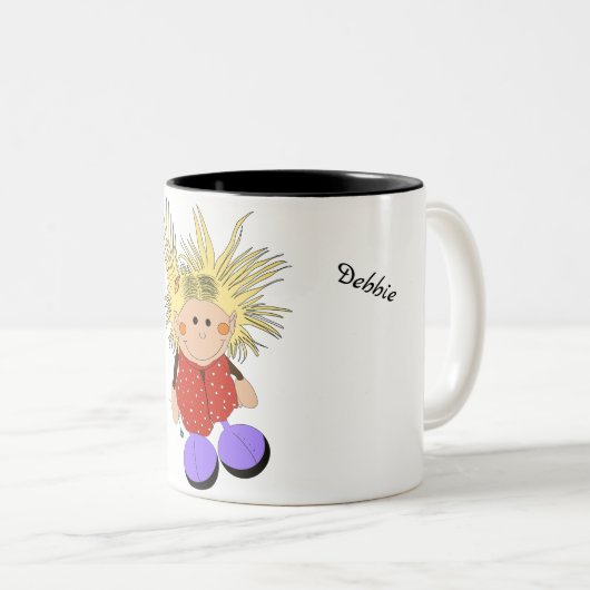 Tasse "My little witch" Tweekleurige Koffiemok (Voorkant rechts)