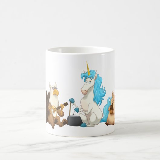 Tasse mythologique de bande de cruche (Centre)