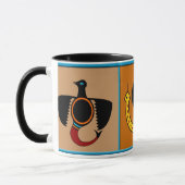 Tasse mythologique de culture de Mimbres (Gauche)