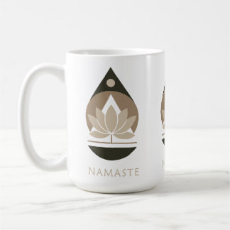 Tasse Namaste Lotus – Cadeau de yoga mindful