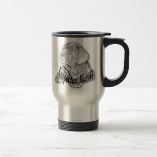 Tasse napolitaine de voyage de mastiff