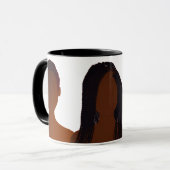 Tasse naturelle de cheveux (Devant gauche)