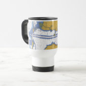 Tasse nautique Alabama de diagramme de baie mobile (Devant gauche)
