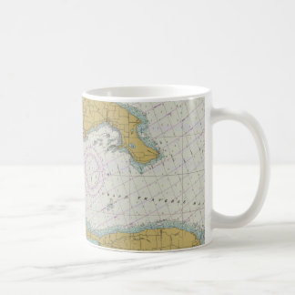 Tasse nautique de diagramme du Michigan de baie