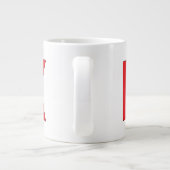 Tasse nautique d'éléphant de la lettre B (Dos)