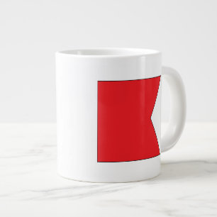 Tasse nautique d'éléphant de la lettre B