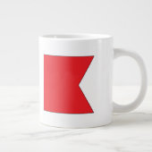 Tasse nautique d'éléphant de la lettre B (Droite)