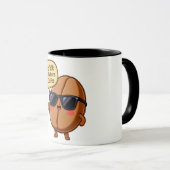 Tasse "Ne me parlez pas" avec haricot de café de d (Devant droit)
