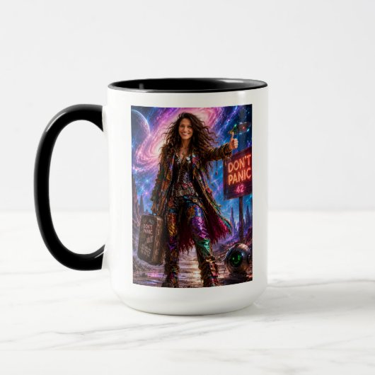 Tasse Ne Paniquez Pas (Gauche)
