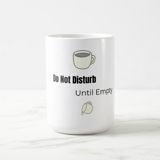 Tasse 'Ne pas déranger !' | Tasse drôle (Centre)