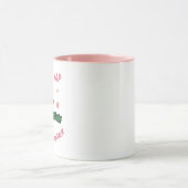 Tasse Né pour Bavarder – Forcé de Travailler (Centre)