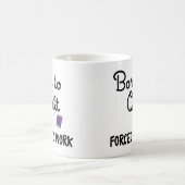 Tasse « Née pour le quilting, forcée de travailler (Centre)