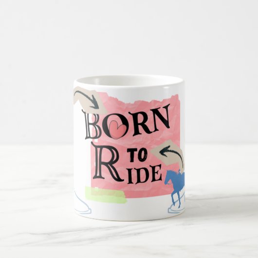 Tasse née pour monter pour elle (Centre)
