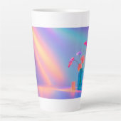 Tasse Neon Bloom Latte (Devant)