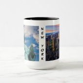 Tasse New York City avec deux monuments (Centre)