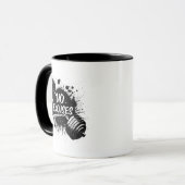Tasse « No Excuses » – Tasse à café motivationnell (Devant gauche)