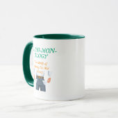 Tasse "NO-MO-MON-OLOGIE" (Devant gauche)