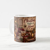 Tasse Noël Commence à la Maison (Devant gauche)