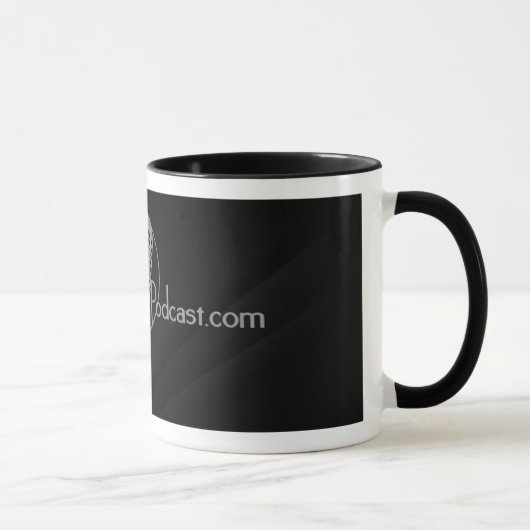 Tasse Noir classique officielle de sonnerie de (Droite)