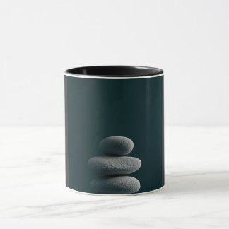Tasse noire d'art abstrait moderne en ligne | Co m