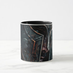 Tasse noire d'art abstrait moderne en ligne Co m