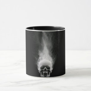 Tasse noire d'art de ligne abstrait moderne Co m
