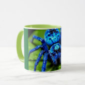 Tasse noire d'art de ligne abstrait moderne | Co m (Devant gauche)