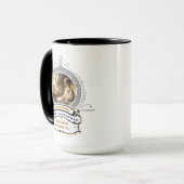 Tasse noire David Copperfield de Dickens (Devant gauche)